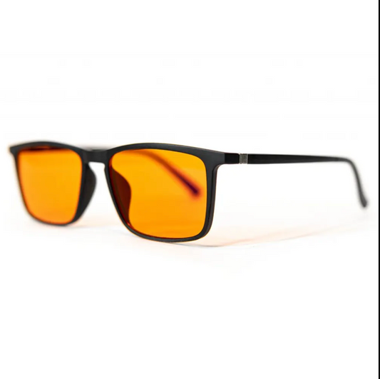 Blue Light Blocking Nighttime Glasses Men in Black