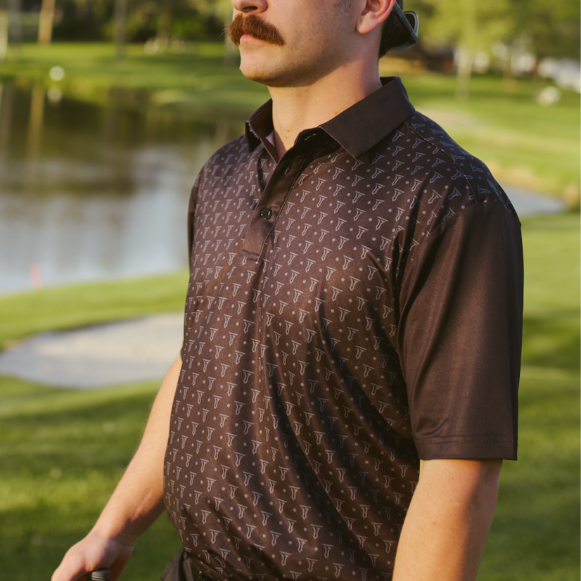 Performance Polo Black Tempo T Performance Polo