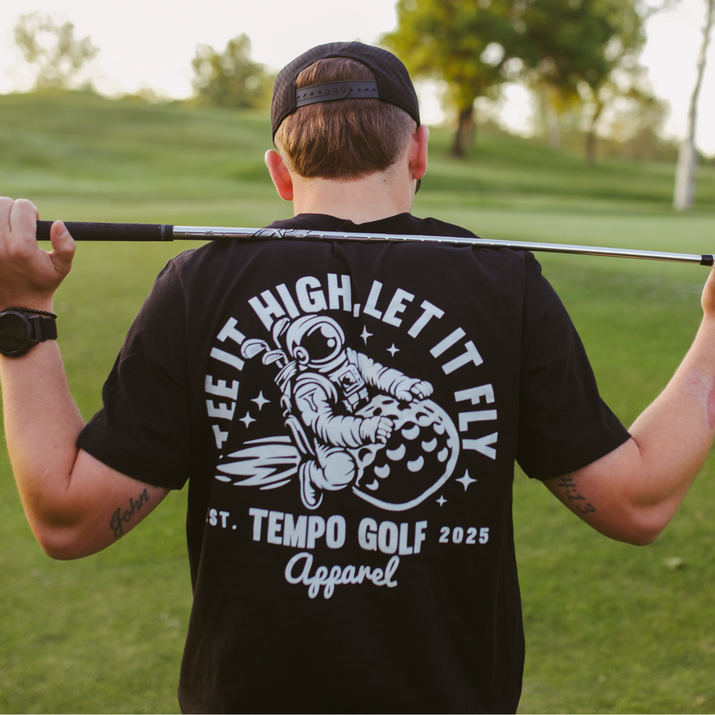 Graphic Tee Comfortable Tee It High Tempo Golf Apparel