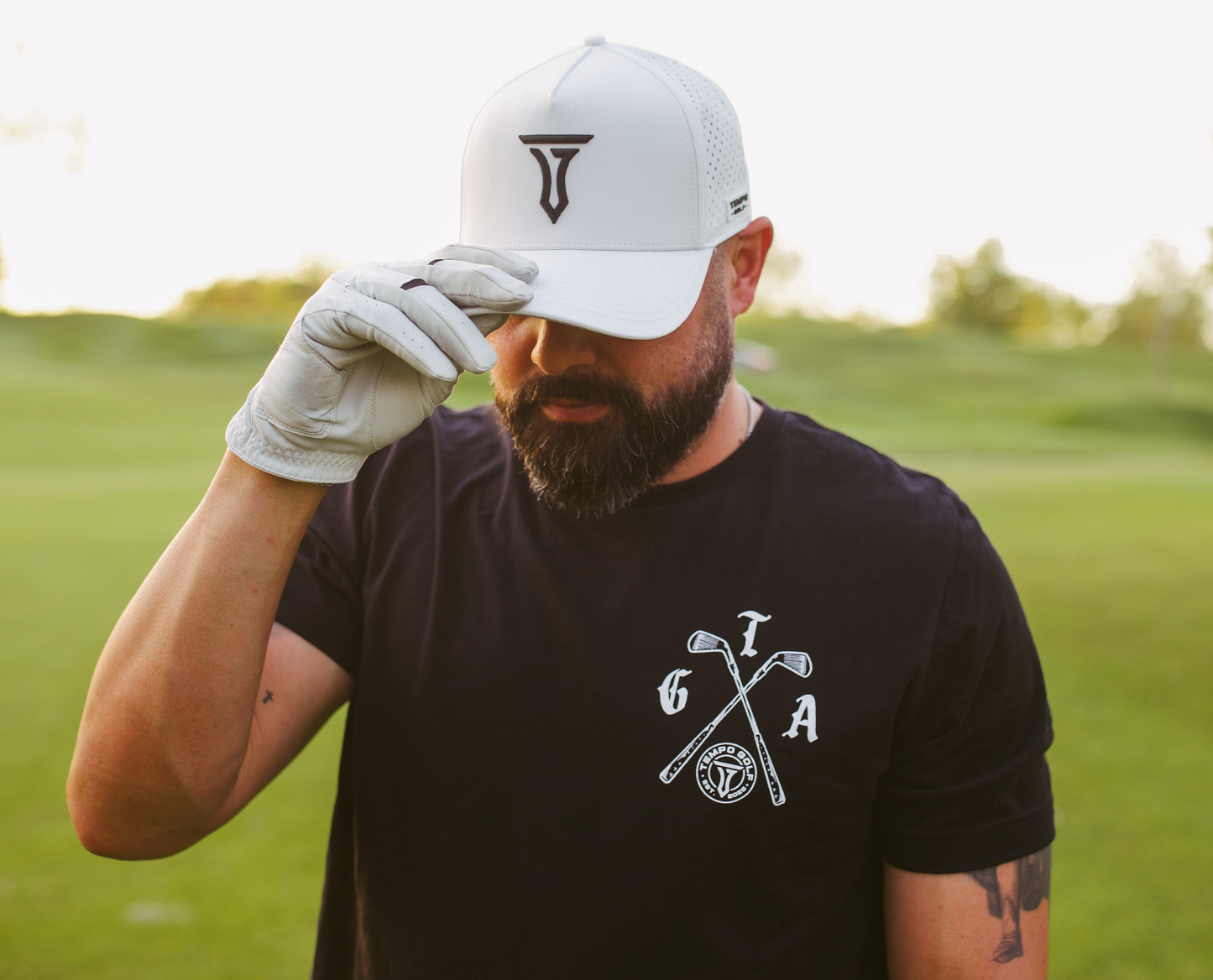 Death To Three Putts Comfortable Graphic Golf Tee