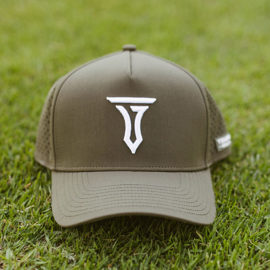 Iconic T Green 5 Panel Snapback Hat