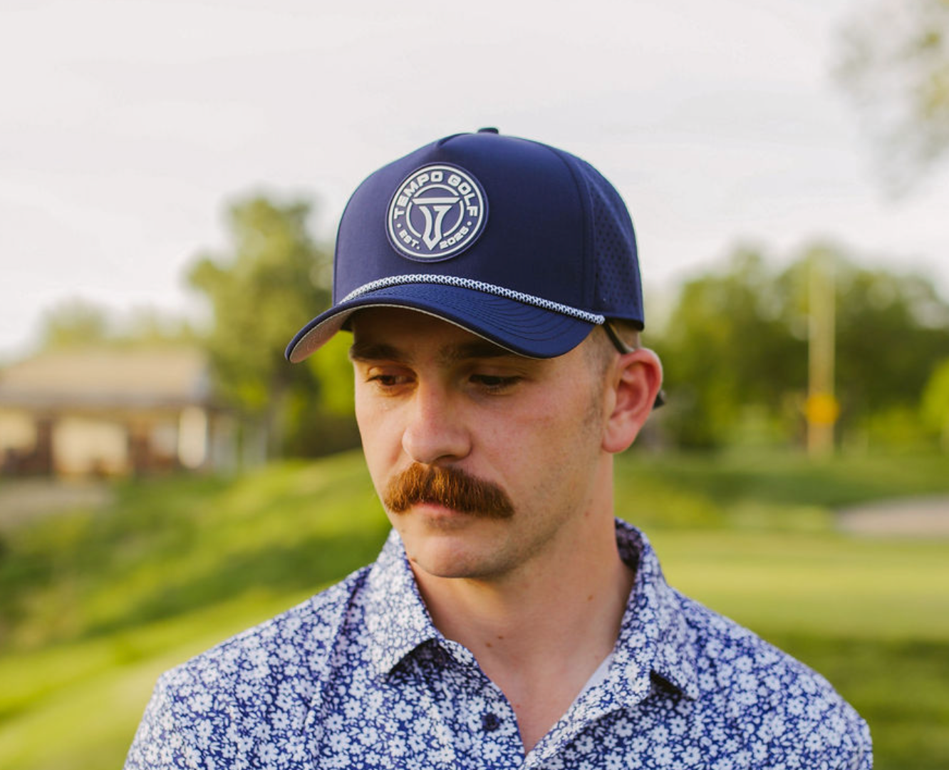 Tempo Logo Navy Snapback Rope Hat Tempo