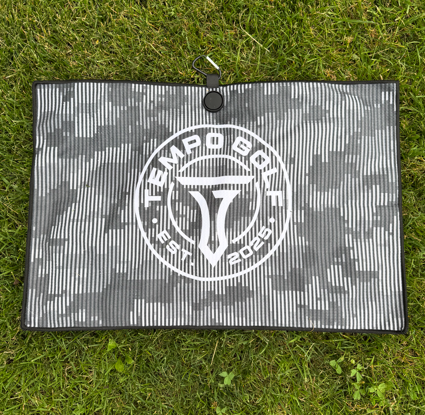 Tempo Golf Black Camo Golf Towel Tempo Golf