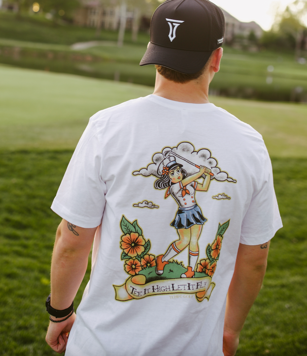 Tempo Pin Up Graphic Tee Tempo Golf Apparel