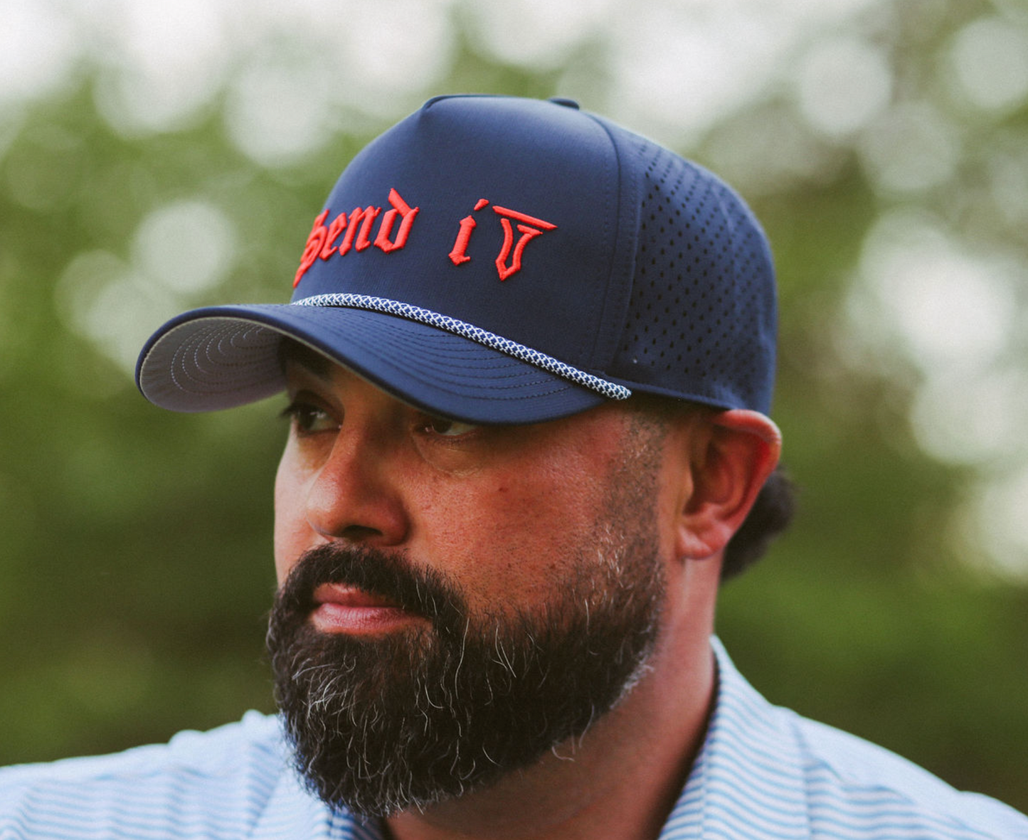 Send It Rope Hat Navy 5-Panel Golf Hat