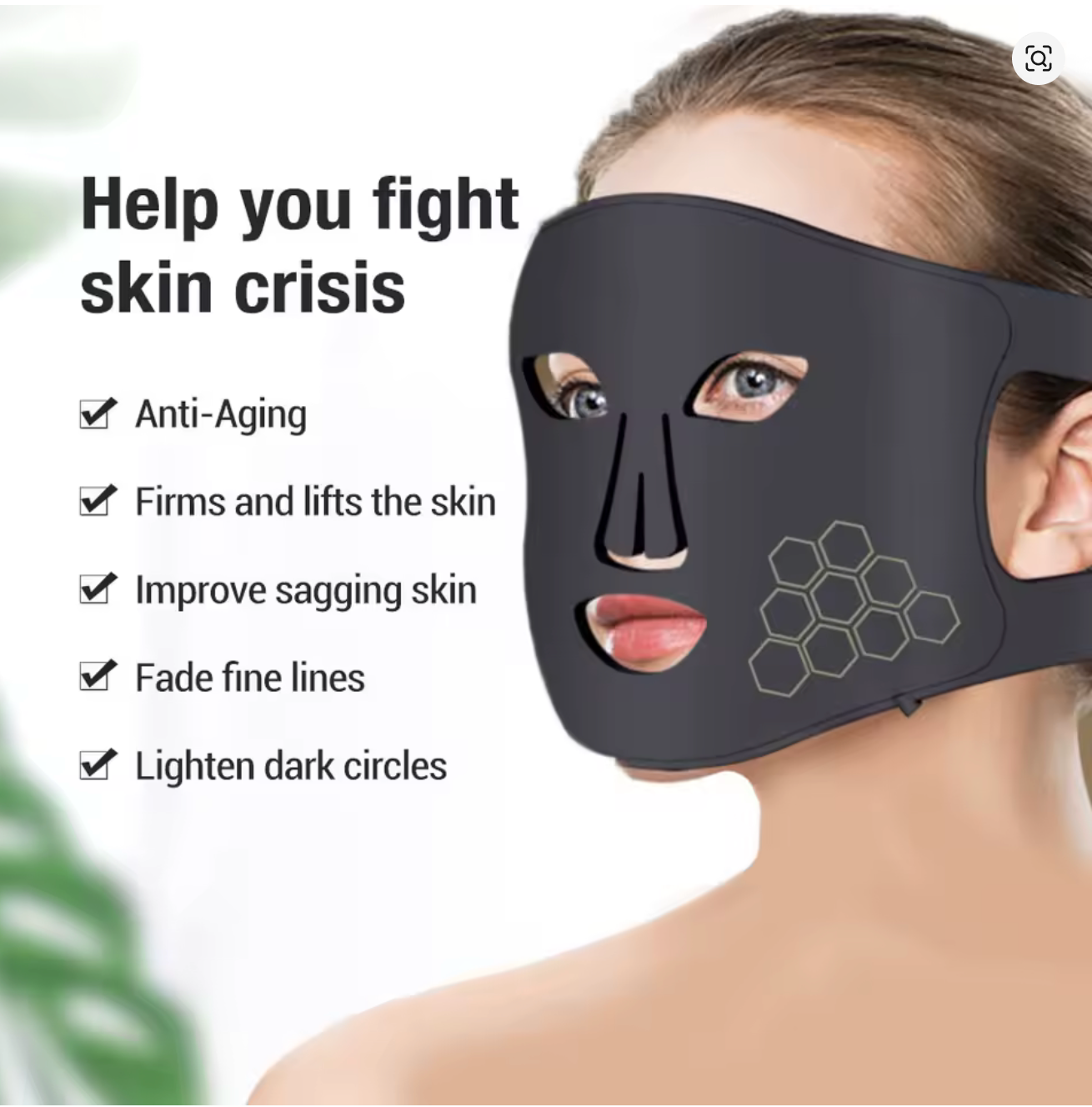 Red Light Therapy Radiant Rose Beauty Mask DreamWalkerz