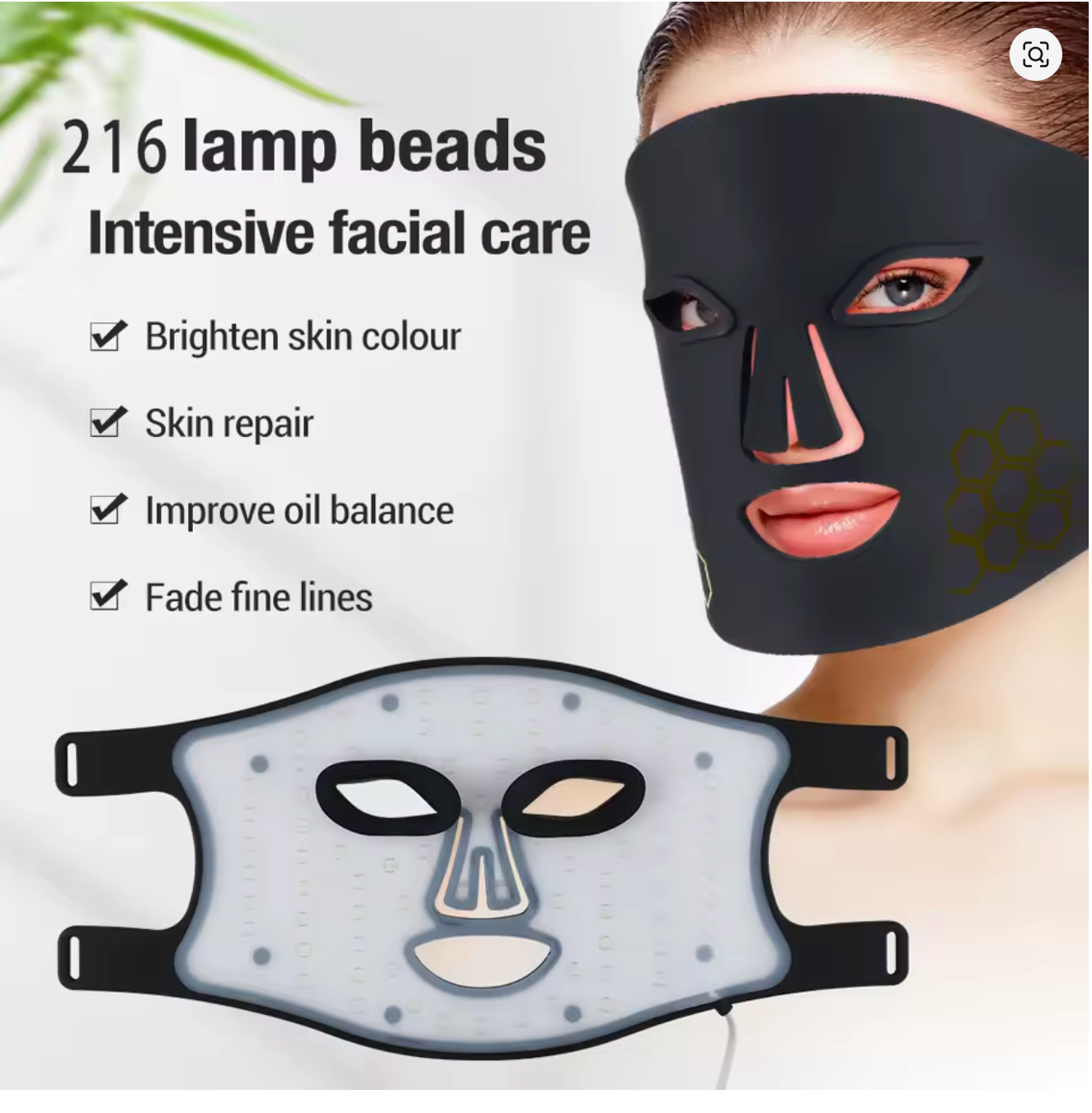 Red Light Therapy Radiant Rose Beauty Mask DreamWalkerz