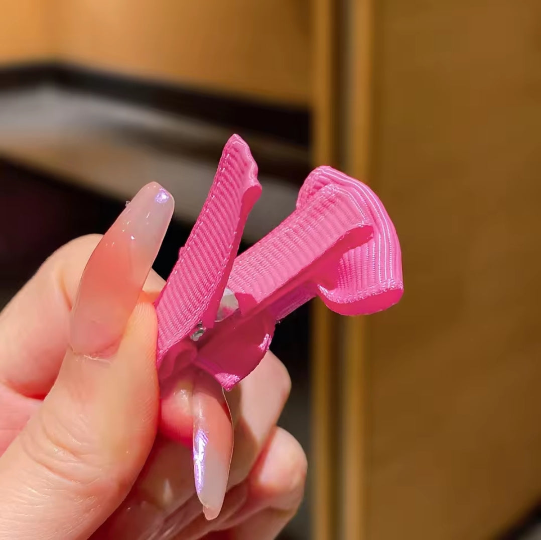Mini Bow Clips Small Hair Accessories Country Chic Baby Co