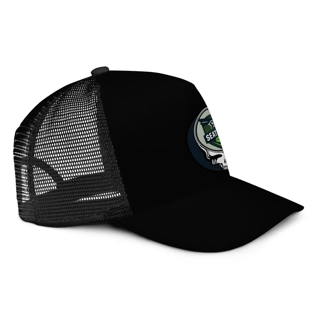 Seattle Football Edition Stealie Trucker Cap DTF-Printed The Gridiron Collection