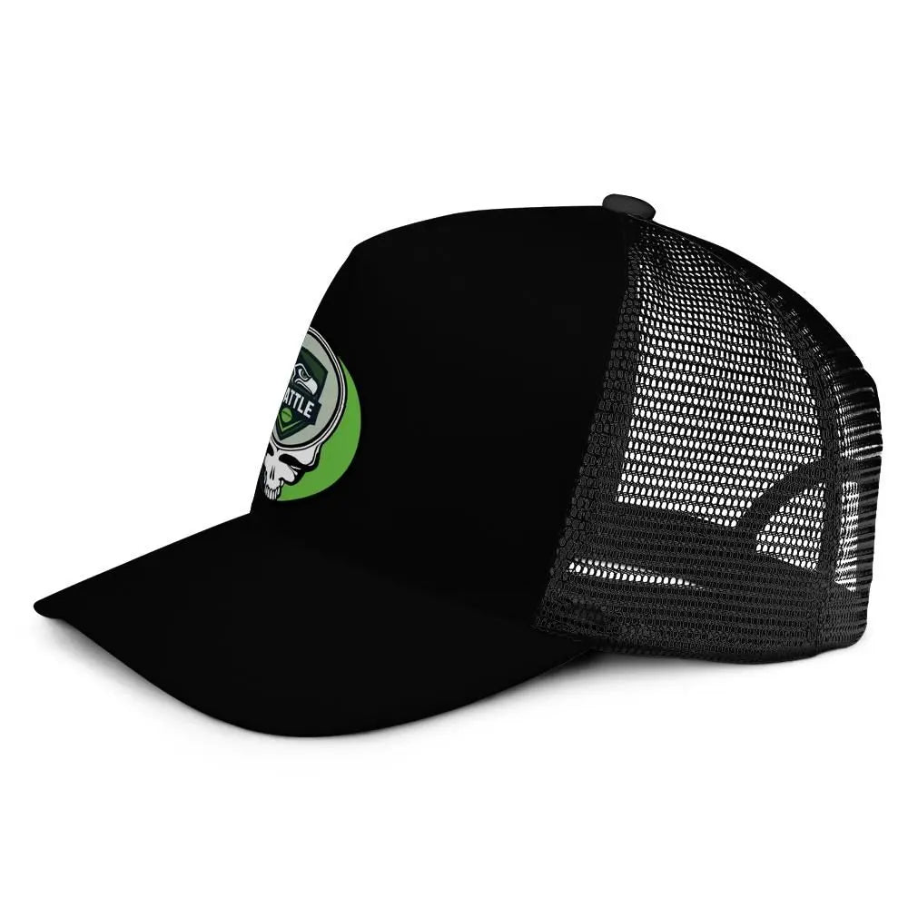 Seattle Football Edition Stealie Trucker Cap DTF-Printed The Gridiron Collection