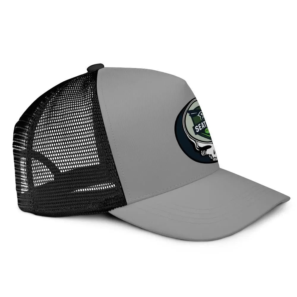 Seattle Football Edition Stealie Trucker Cap DTF-Printed The Gridiron Collection