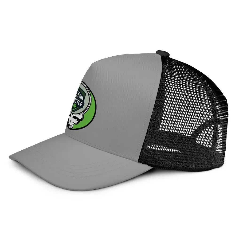 Seattle Football Edition Stealie Trucker Cap DTF-Printed The Gridiron Collection