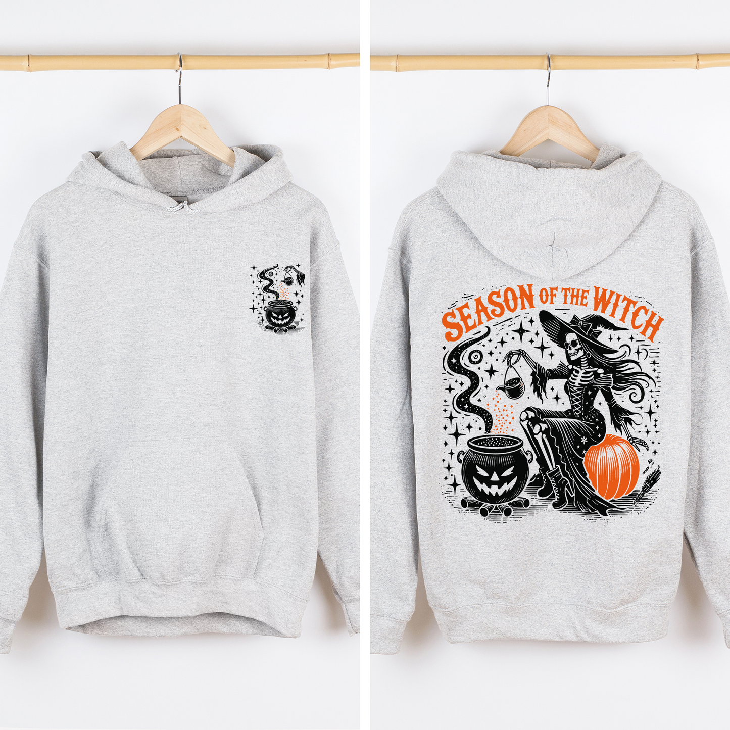 Season of the Witch Spooky Graphic Hoodie Hooded Sweatshirt