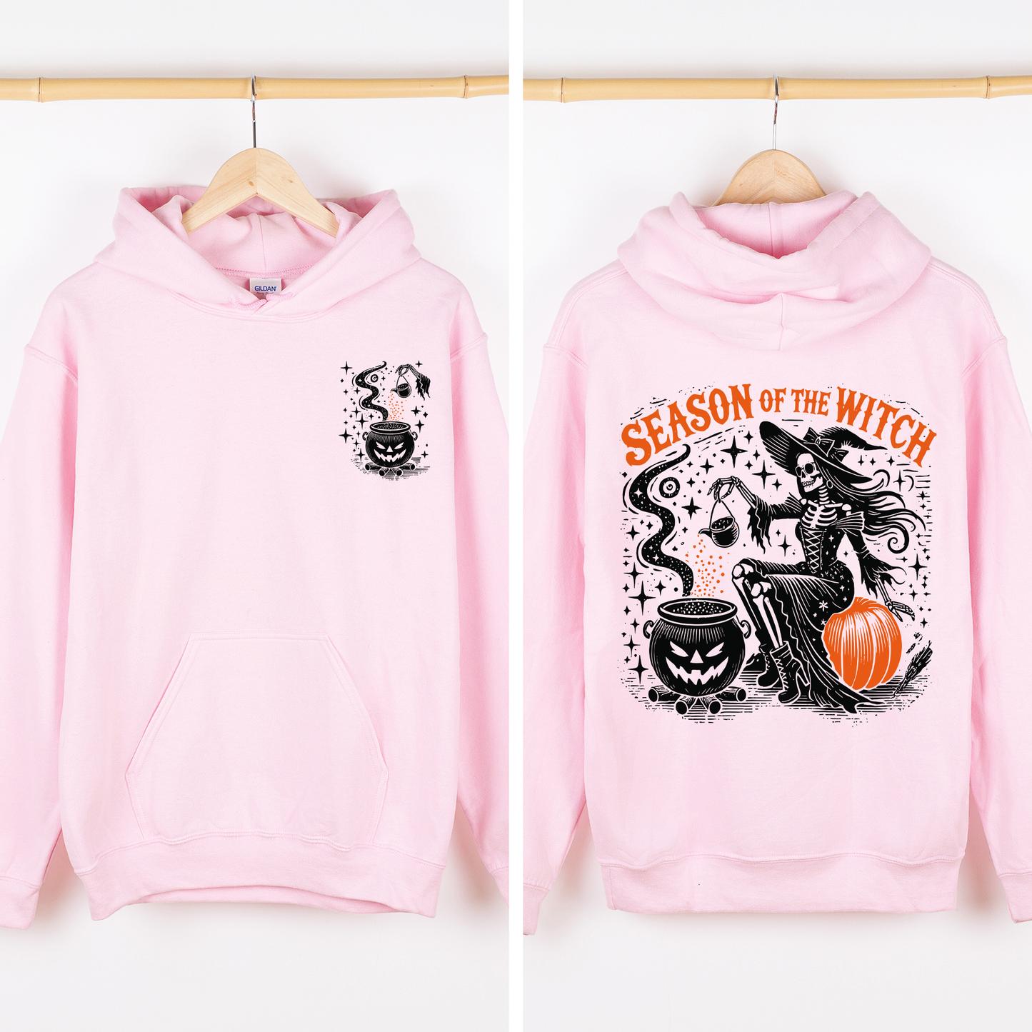 Season of the Witch Spooky Graphic Hoodie Hooded Sweatshirt