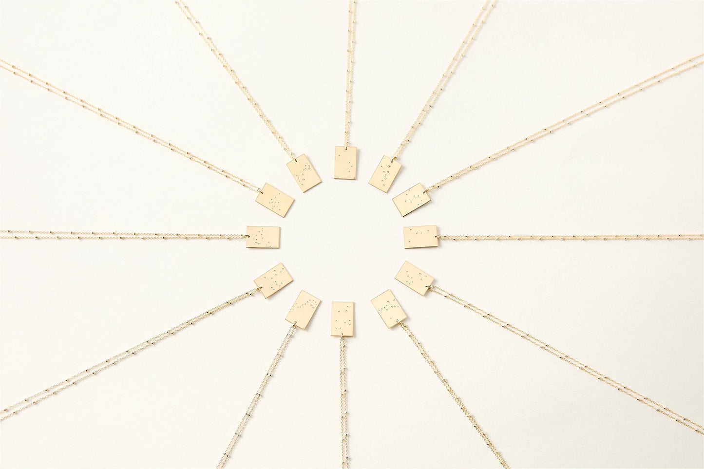 Zodiac Constellation Gold Filled Necklace 14k Gold Filled Chain