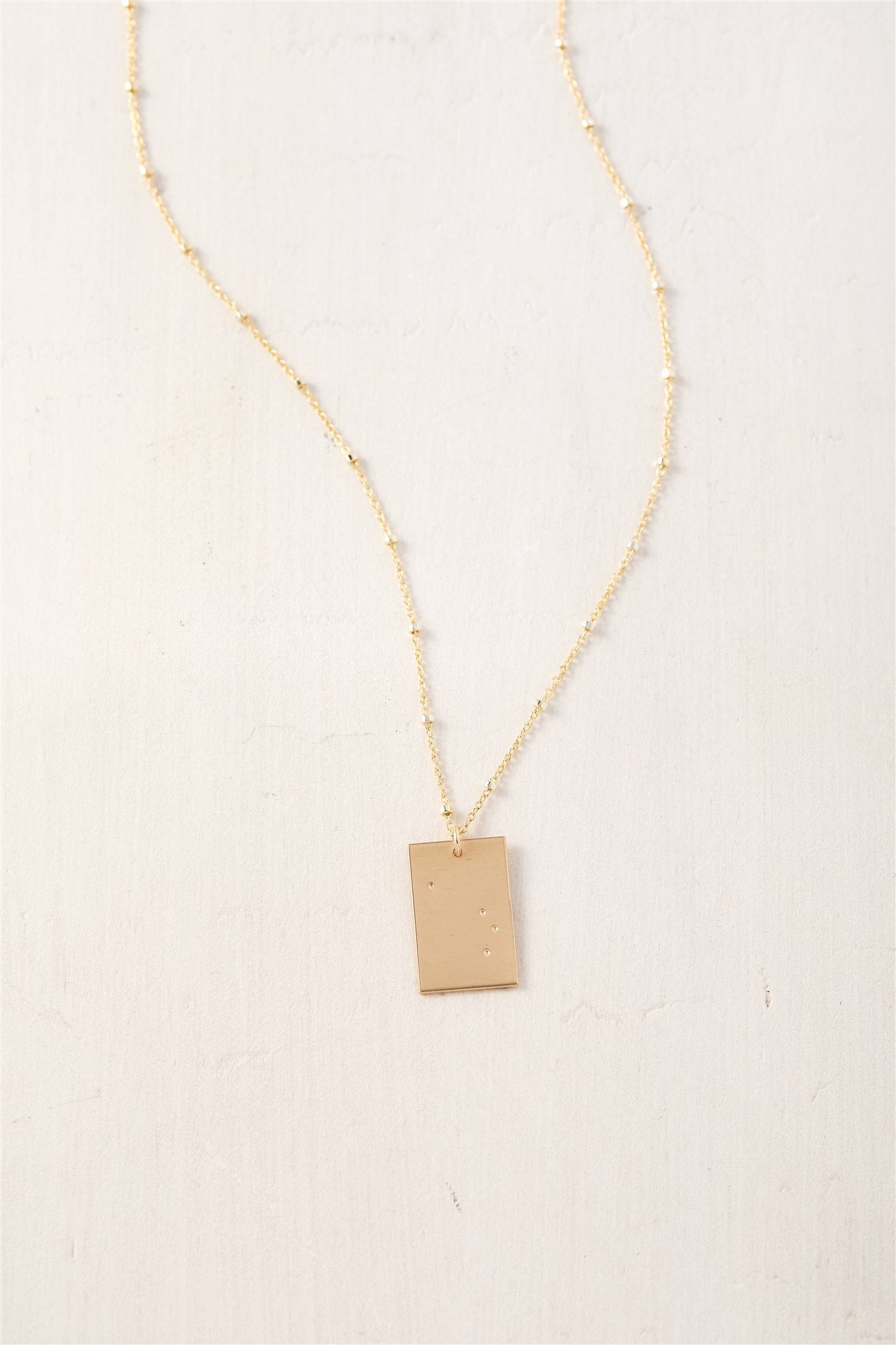 Zodiac Constellation Gold Filled Necklace 14k Gold Filled Chain