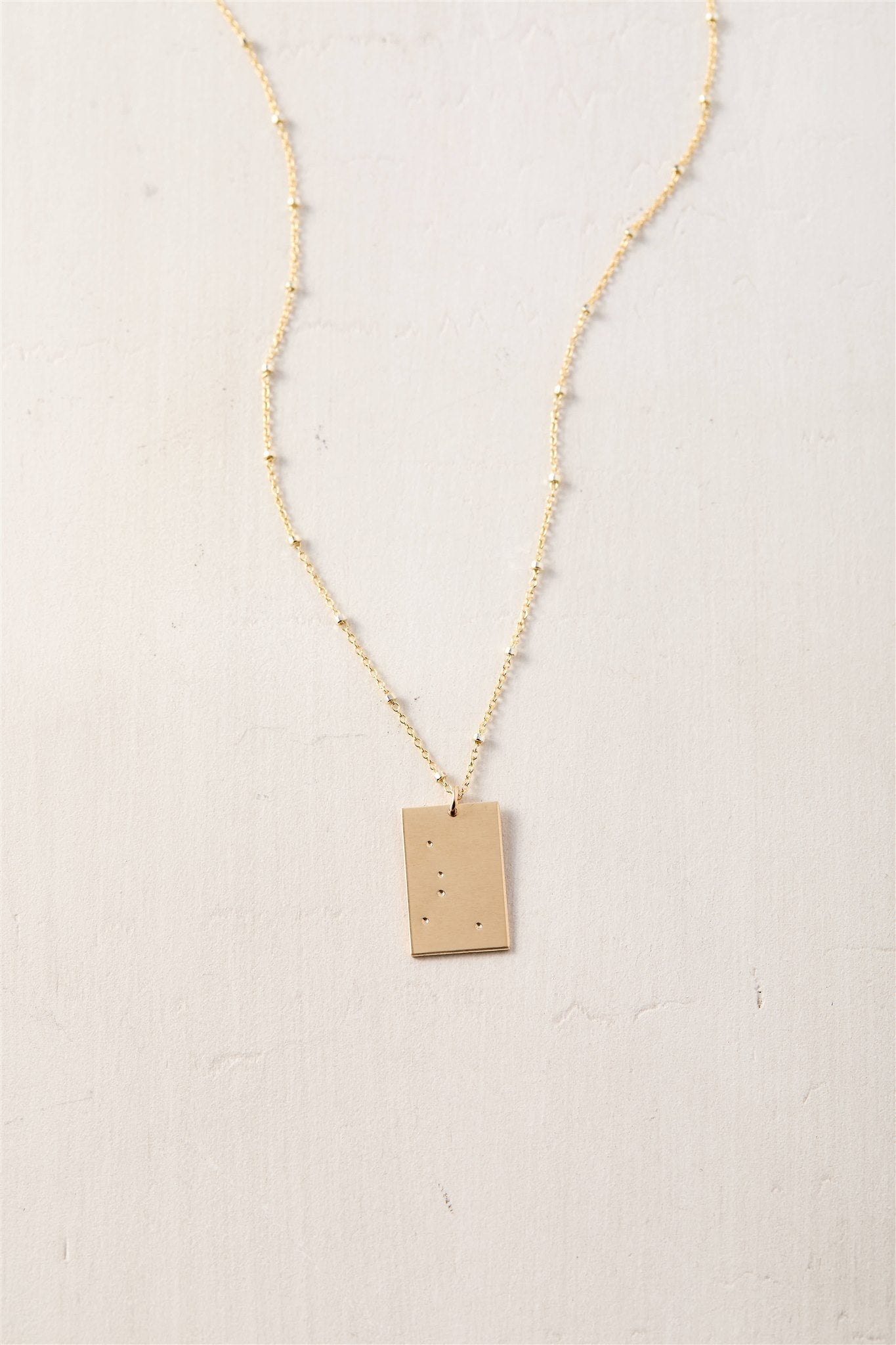 Zodiac Constellation Gold Filled Necklace 14k Gold Filled Chain
