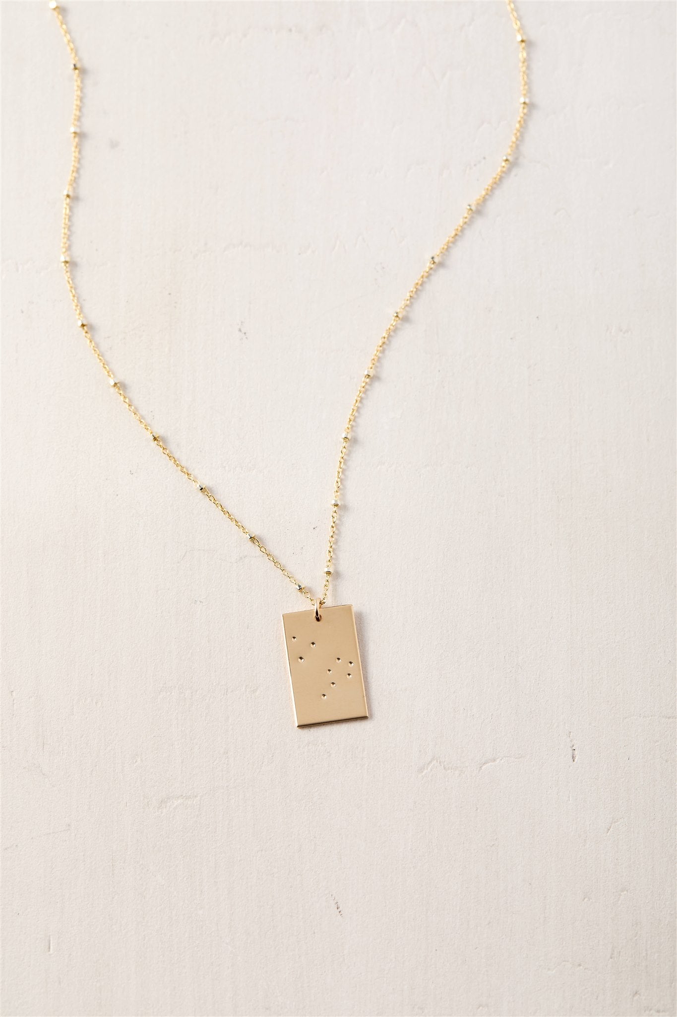 Zodiac Constellation Gold Filled Necklace 14k Gold Filled Chain