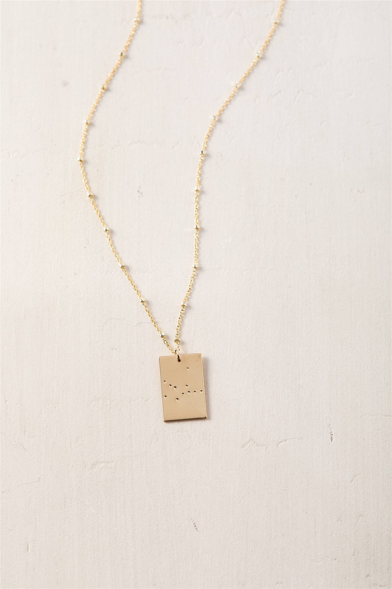 Zodiac Constellation Gold Filled Necklace 14k Gold Filled Chain