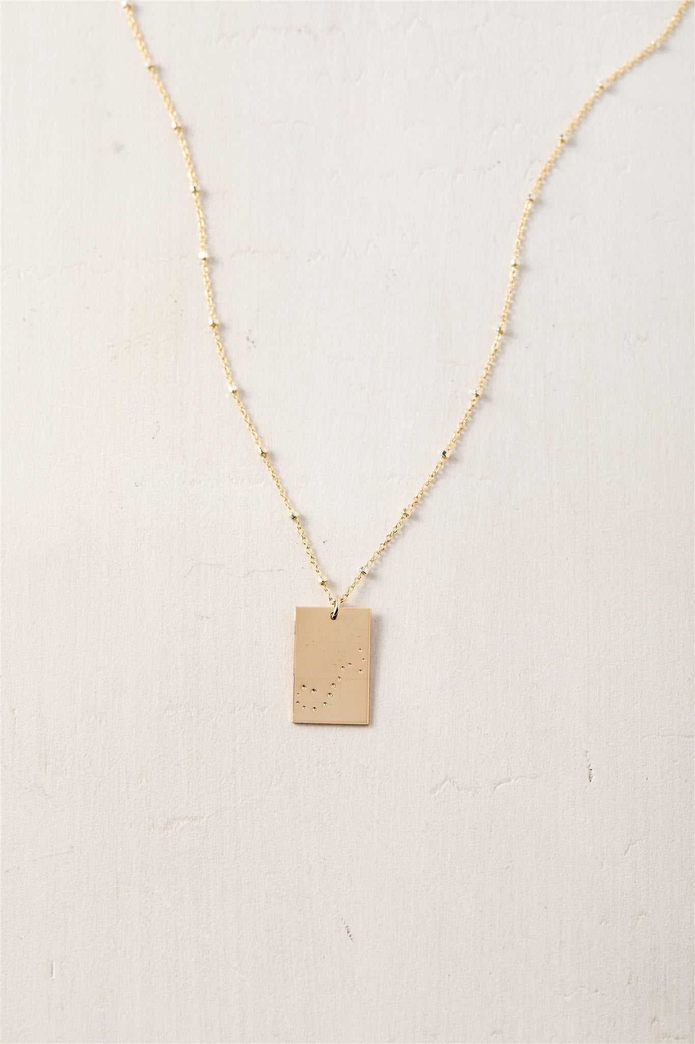 Zodiac Constellation Gold Filled Necklace 14k Gold Filled Chain
