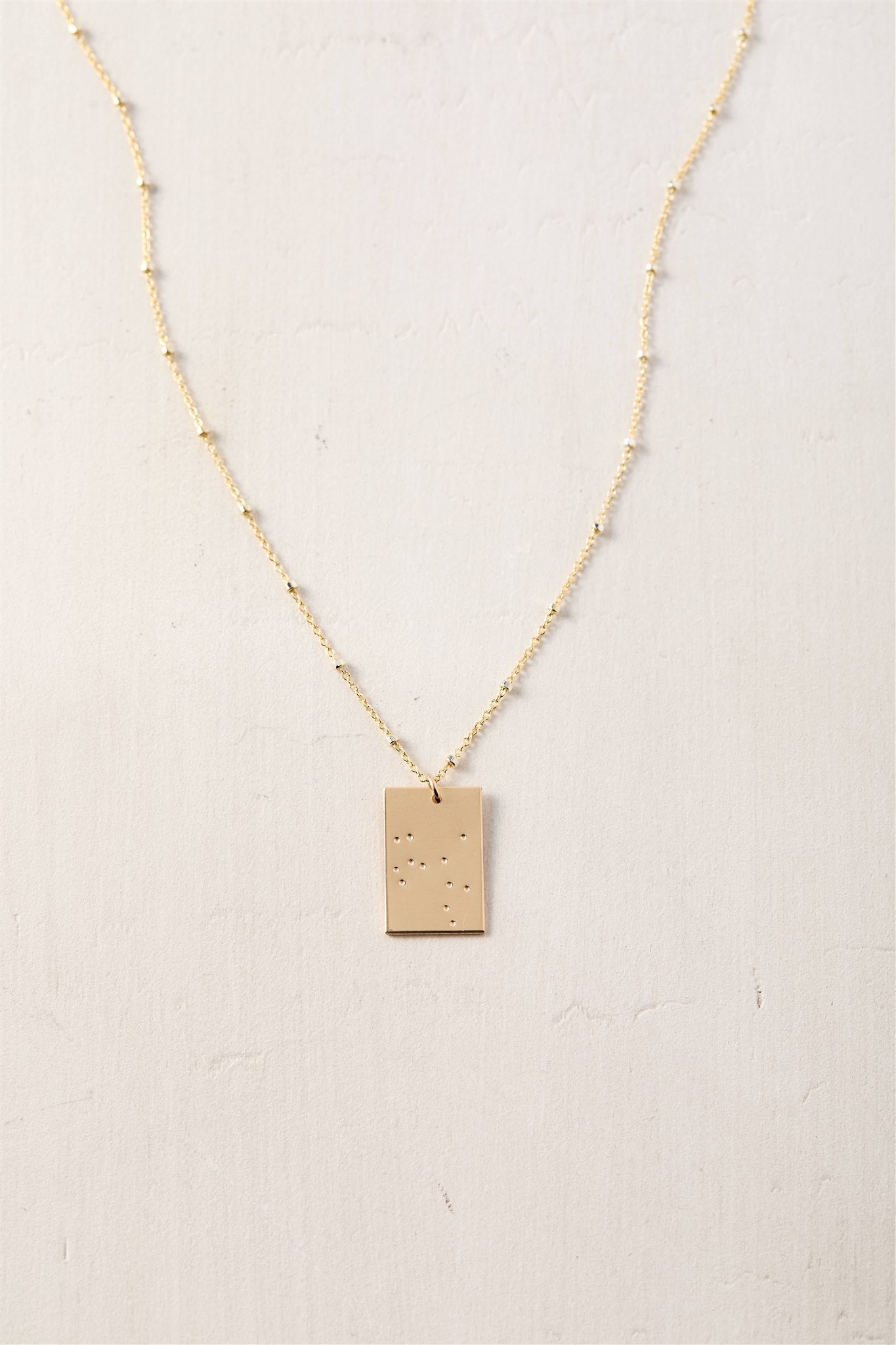 Zodiac Constellation Gold Filled Necklace 14k Gold Filled Chain