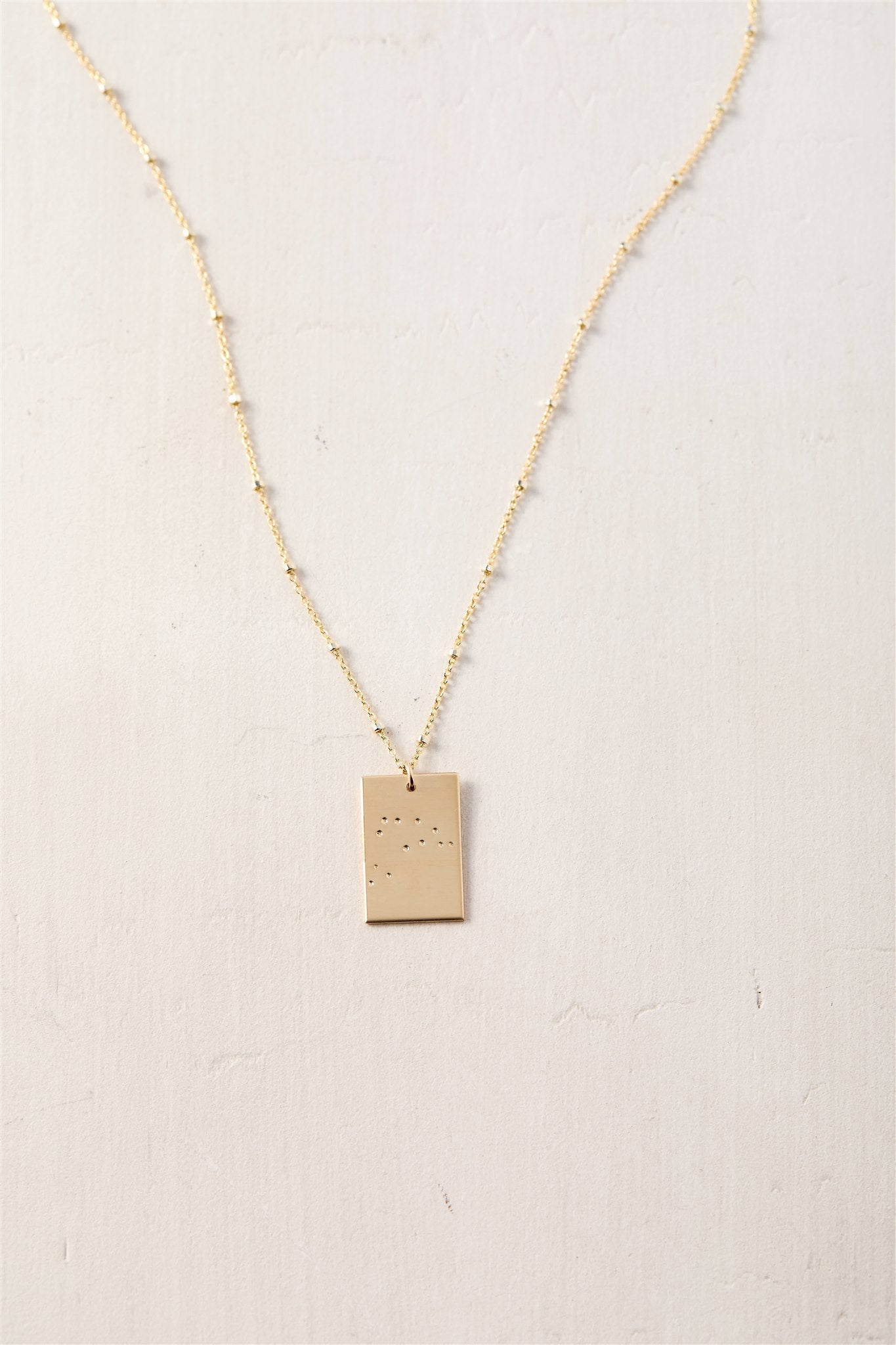 Zodiac Constellation Gold Filled Necklace 14k Gold Filled Chain