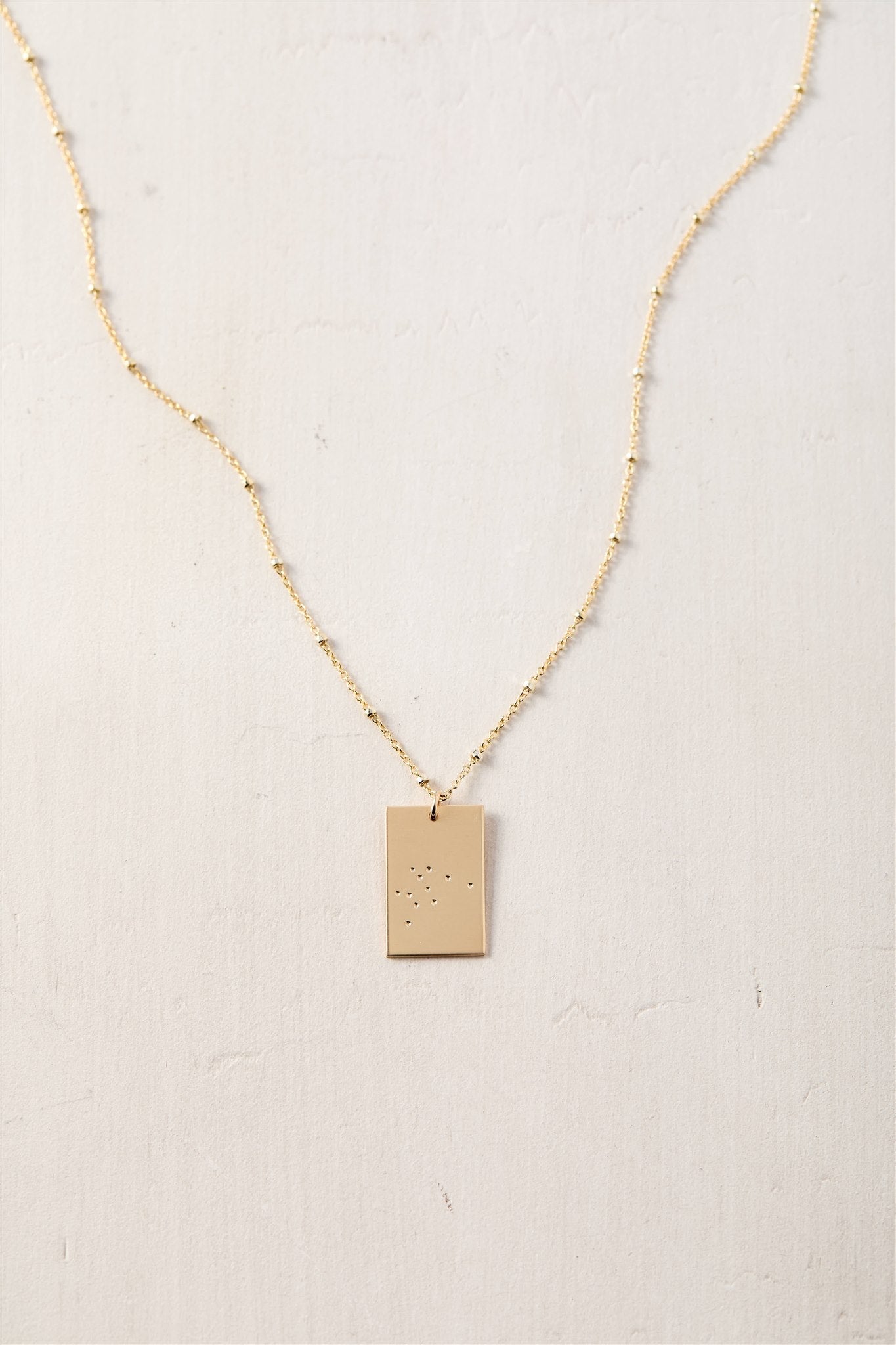 Zodiac Constellation Gold Filled Necklace 14k Gold Filled Chain