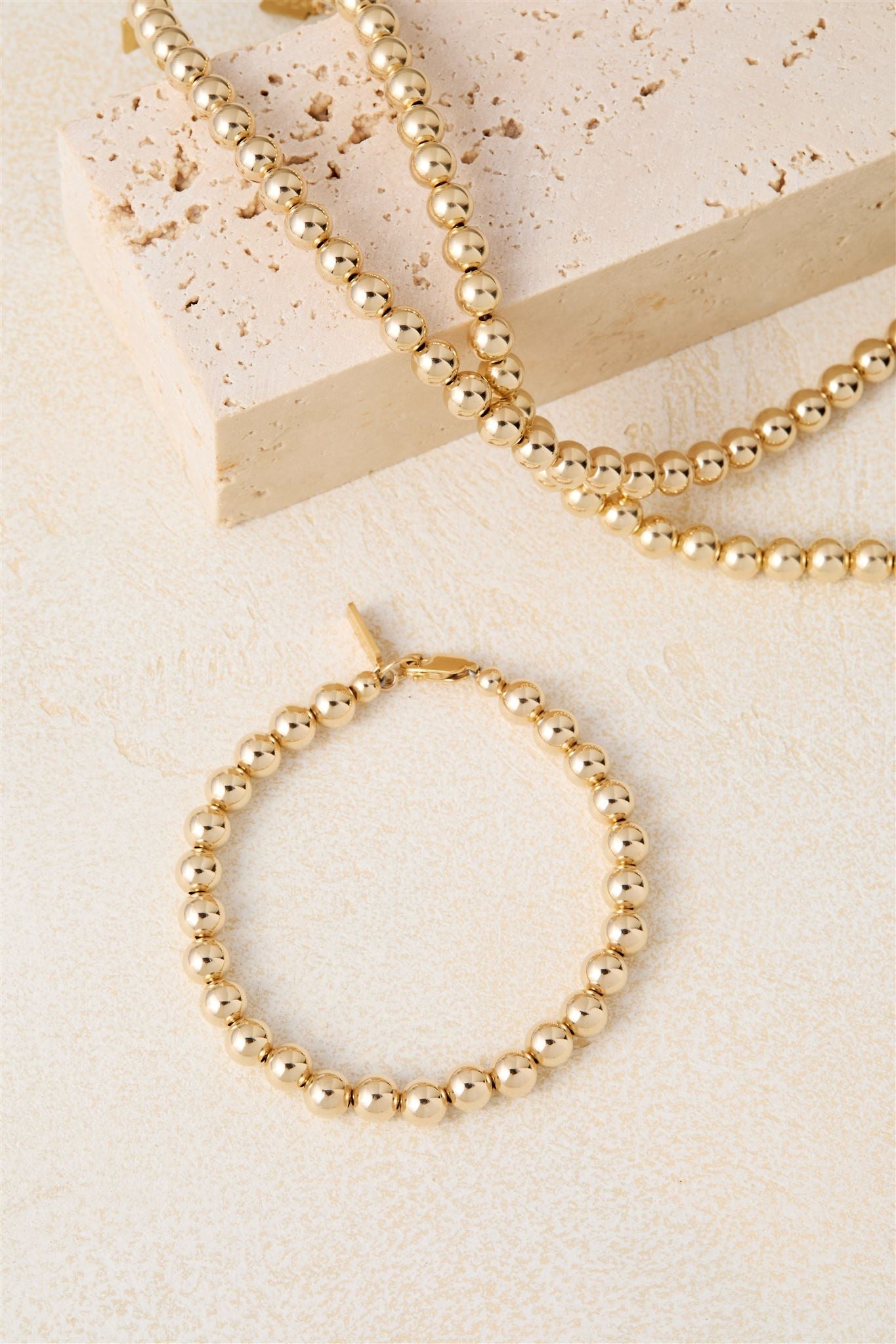 14k Gold Filled Beaded Cameron Bracelet