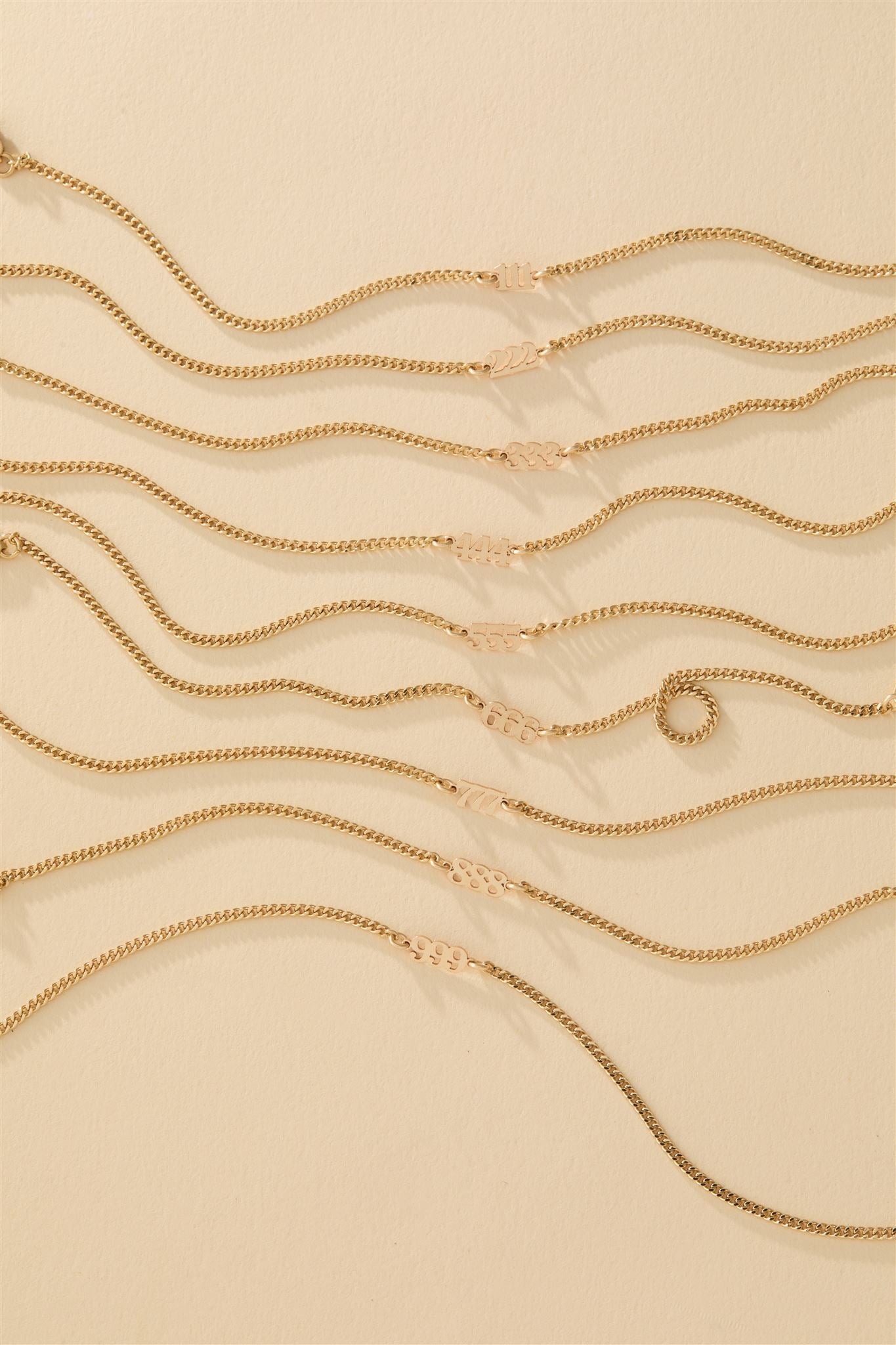Angel Numbers 14k Gold Filled Connector Bracelet