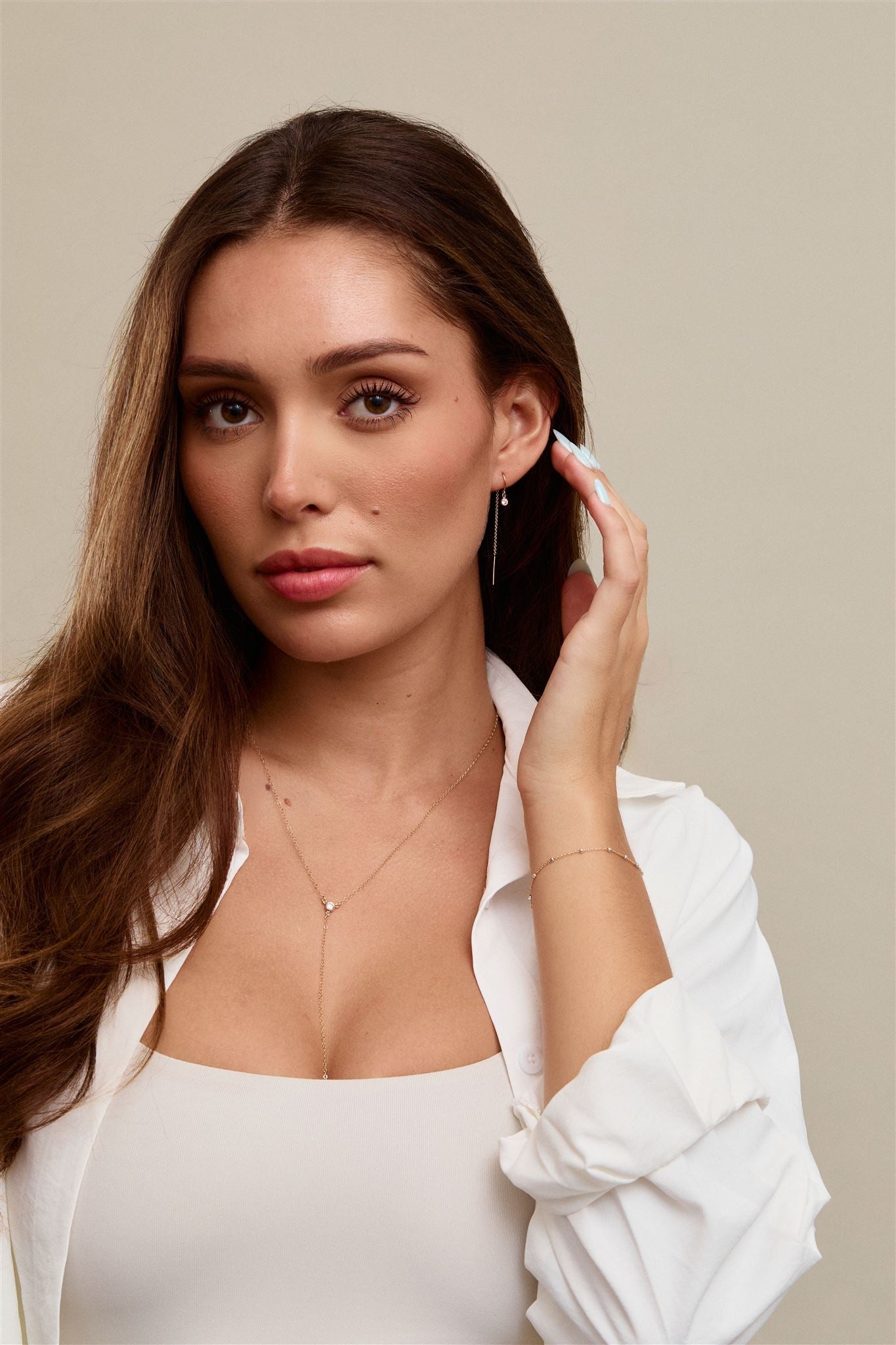 Gold Filled Chain Satellite Beads Bracelet Austen