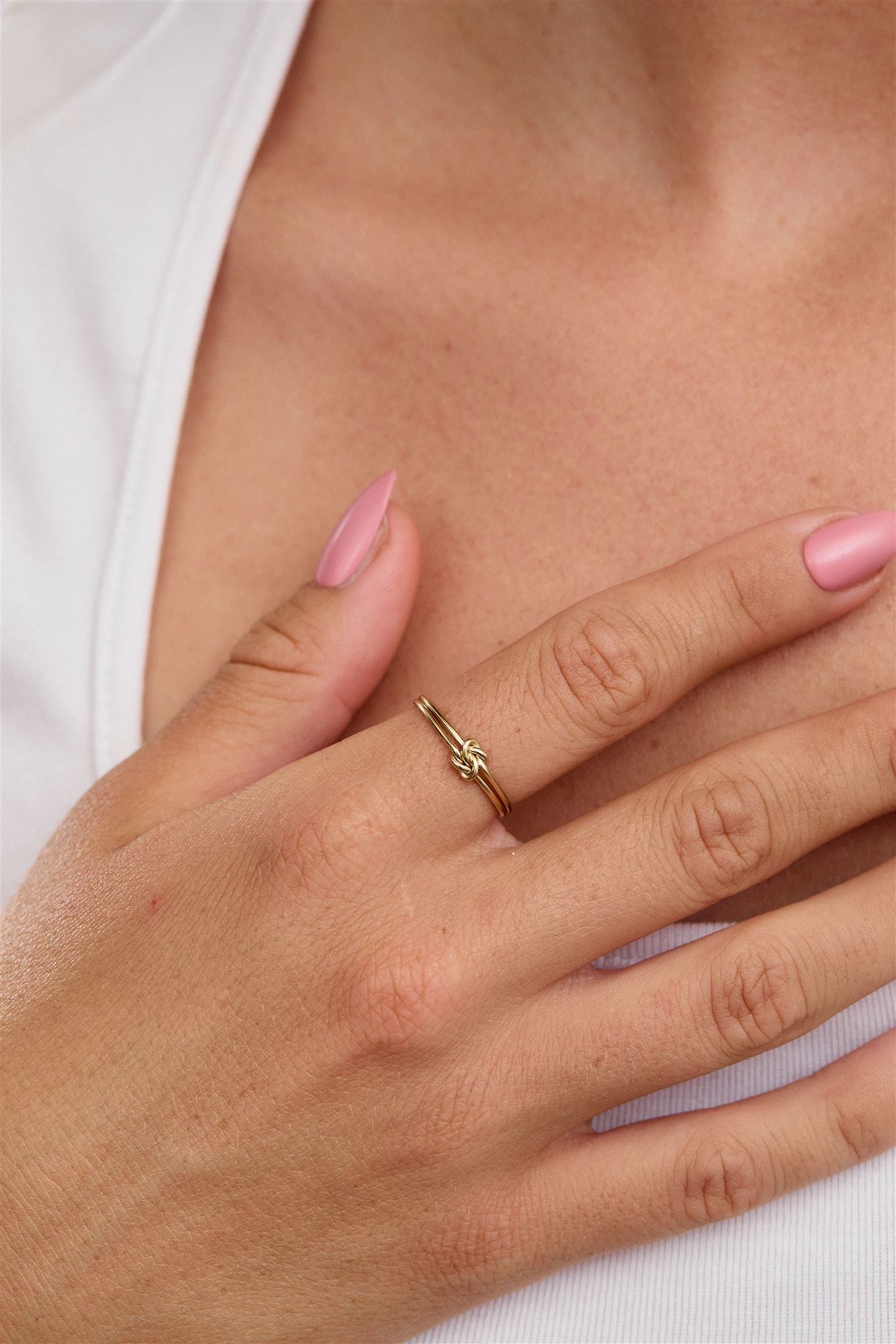 14k Gold Filled Twisted Knot Ring The First Layer Marko Ring