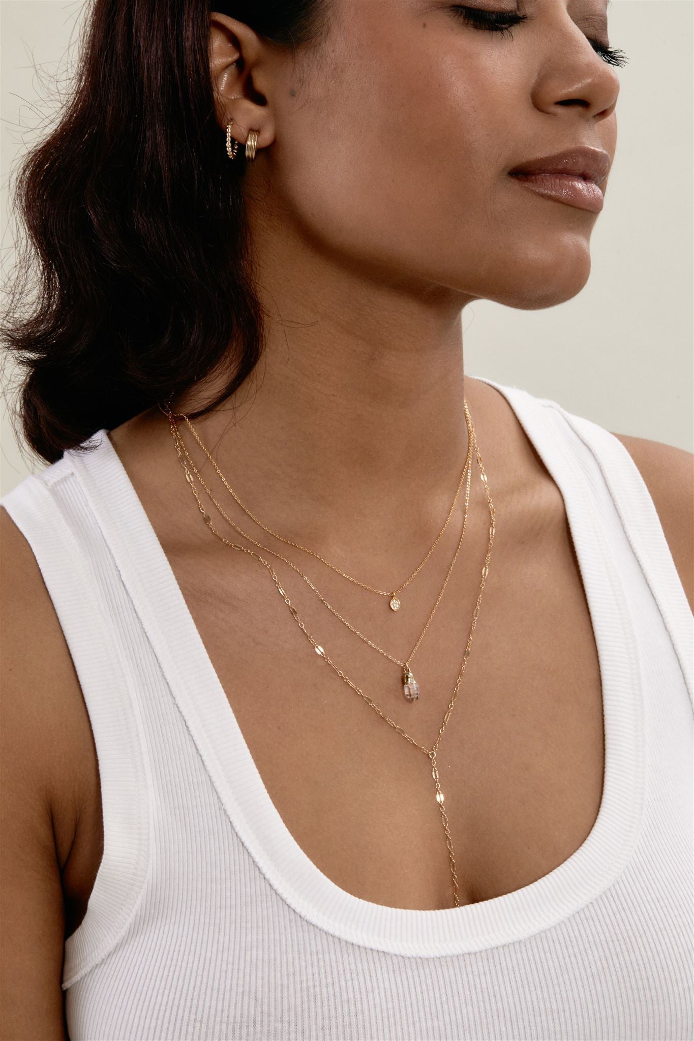Gold Filled Drop Necklace 14k Phoebe Necklace
