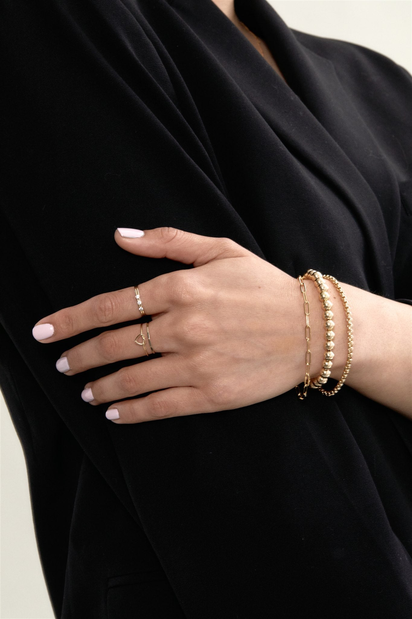 Gold Filled Hammered Ring The First Layer Cass Ring