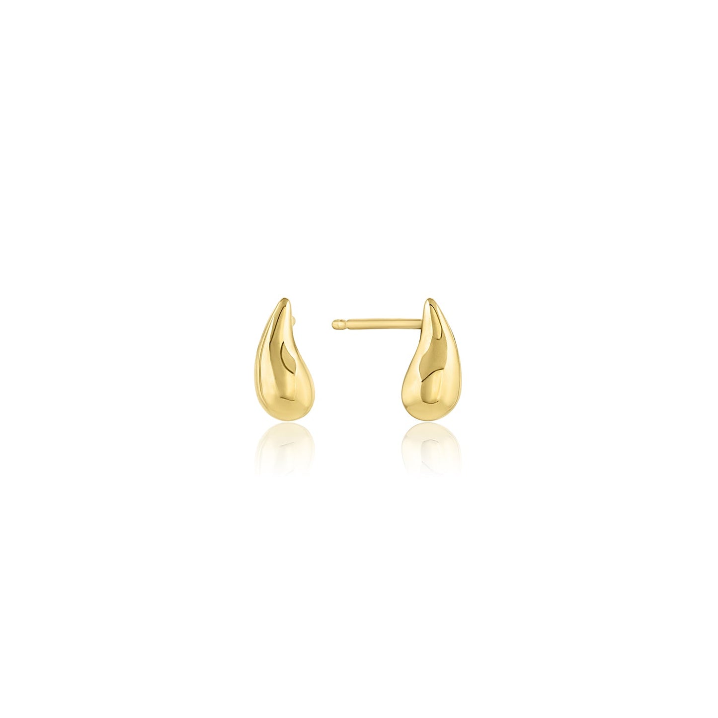 14k Yellow Gold 7.5mm Teardrop Sevilla Studs
