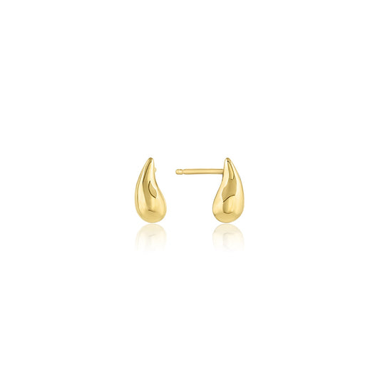 14k Yellow Gold 7.5mm Teardrop Sevilla Studs