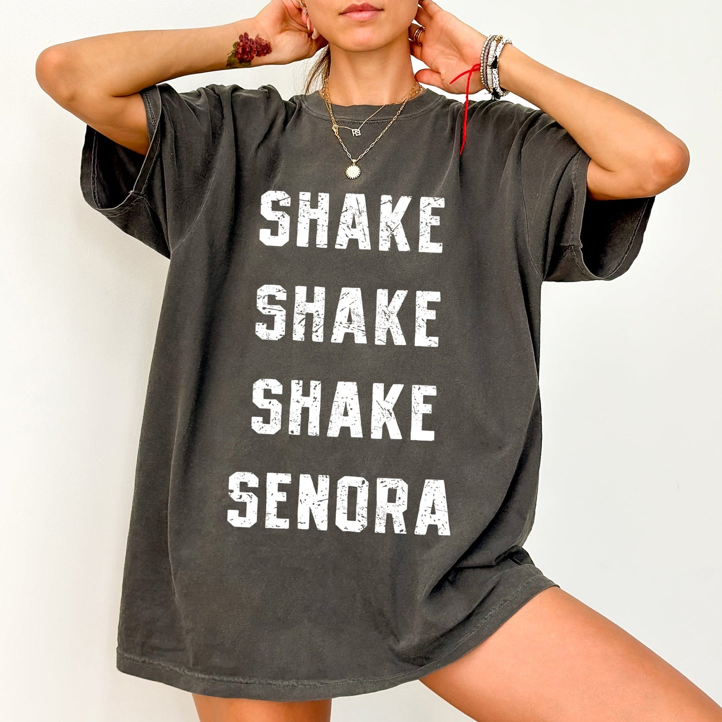 Shake Senora, Song, Jump In The Line, Belafonte, Halloween, Movie, Work Your Body, Beetle, Spooky, Skeleton, Witch Shirt Comfort Colors T-Shirt