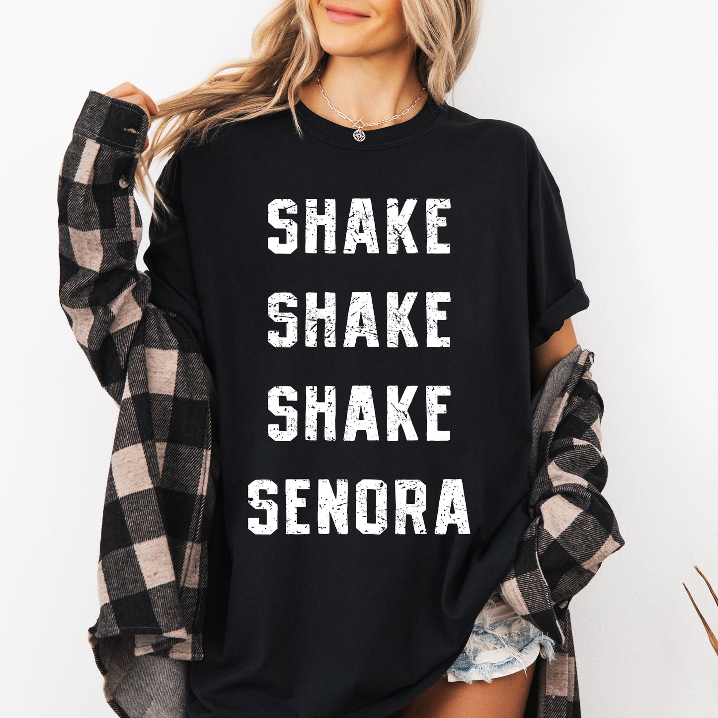 Shake Senora, Song, Jump In The Line, Belafonte, Halloween, Movie, Work Your Body, Beetle, Spooky, Skeleton, Witch Shirt Comfort Colors T-Shirt