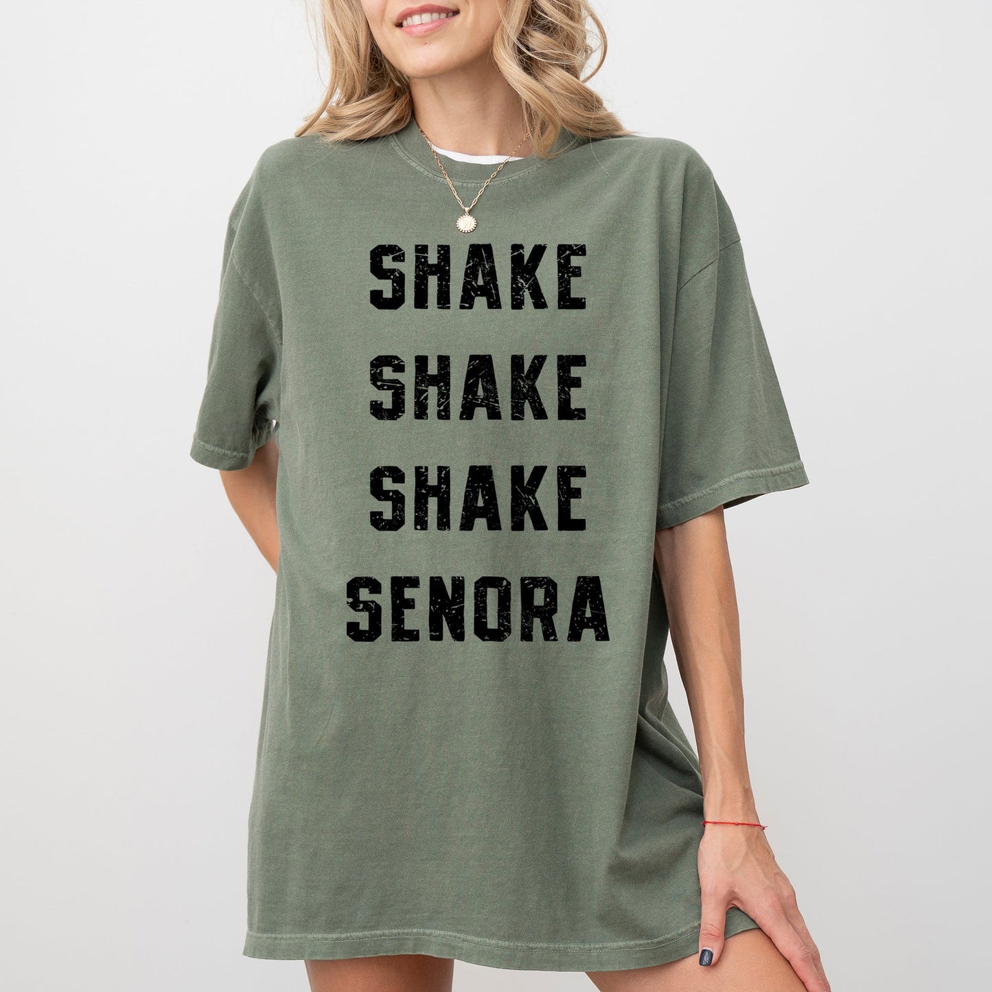 Shake Senora, Song, Jump In The Line, Belafonte, Halloween, Movie, Work Your Body, Beetle, Spooky, Skeleton, Witch Shirt Comfort Colors T-Shirt