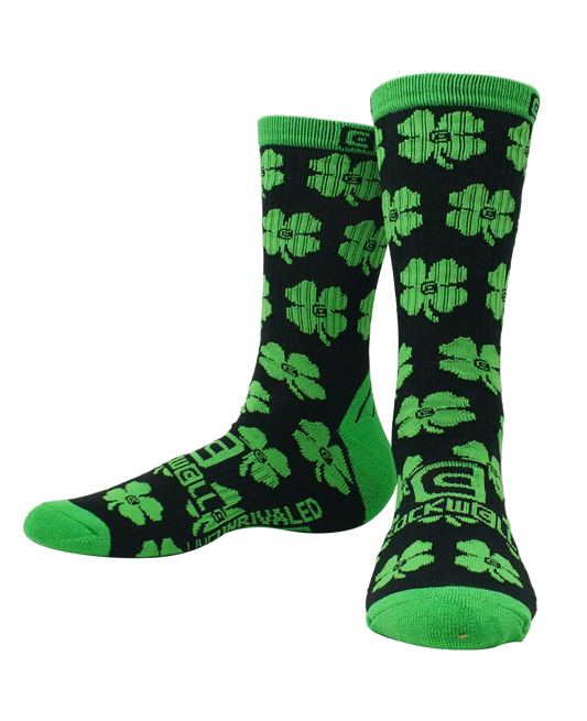 Shamrock Crew Fit Socks 100% Knitted Socks
