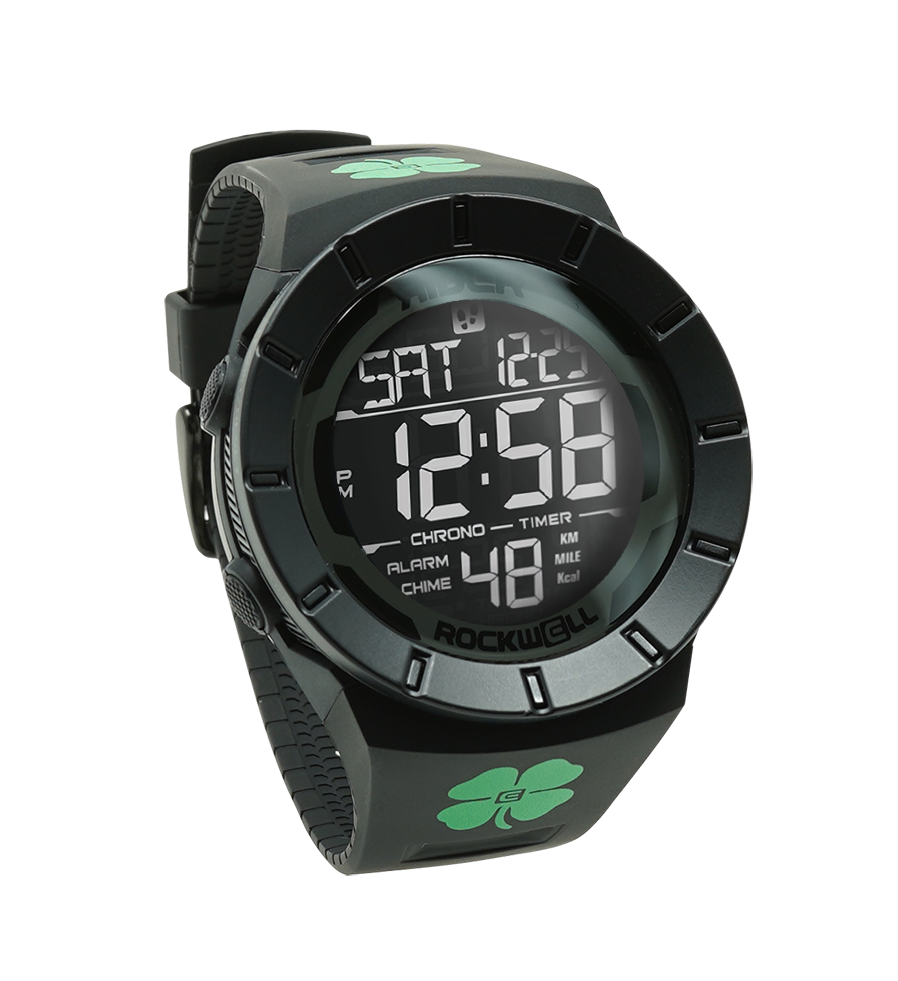 Coliseum Fit Shamrock Edition Phantom Black Digital Watch Rockwell