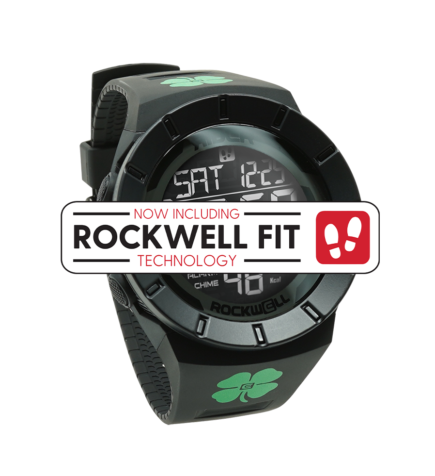 Coliseum Fit Shamrock Edition Phantom Black Digital Watch Rockwell