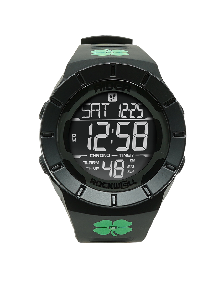 Coliseum Fit Shamrock Edition Phantom Black Digital Watch Rockwell