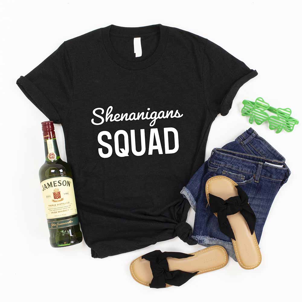 Shenanigans St. Patty's Squad Tee Festive Group Shirt