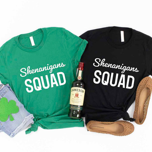 Shenanigans St. Patty's Squad Tee Festive Group Shirt