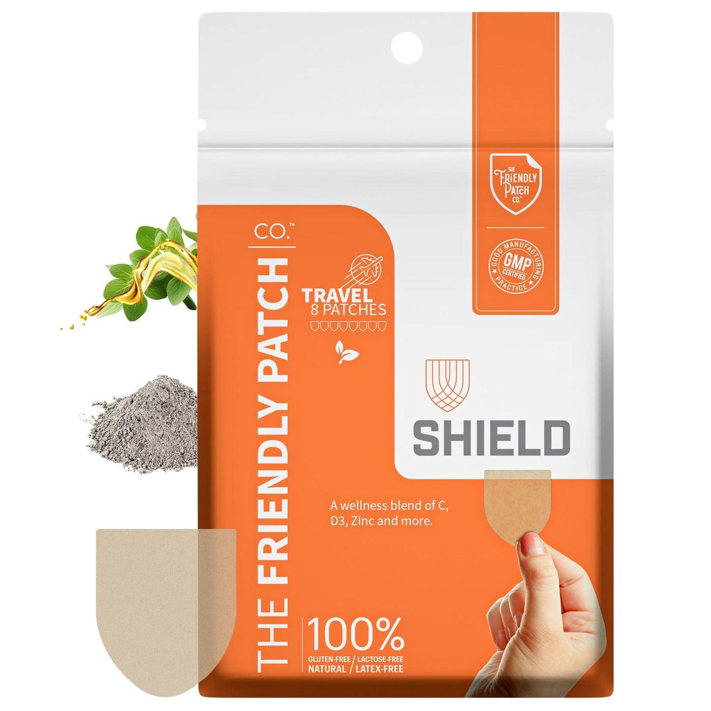 Shield Wellness Patch - travel 8 pack