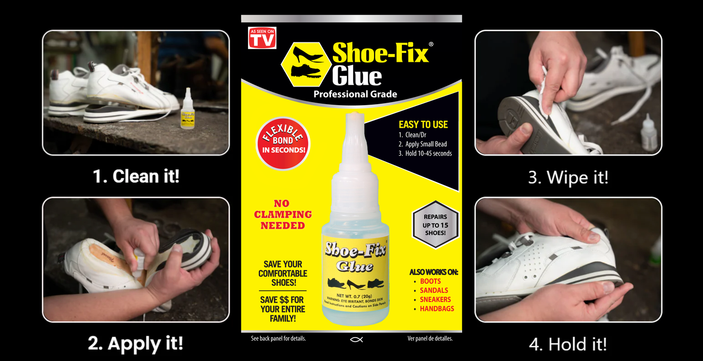 Shoe-Fix Glue Professional Grade Repair Adhesive 20g