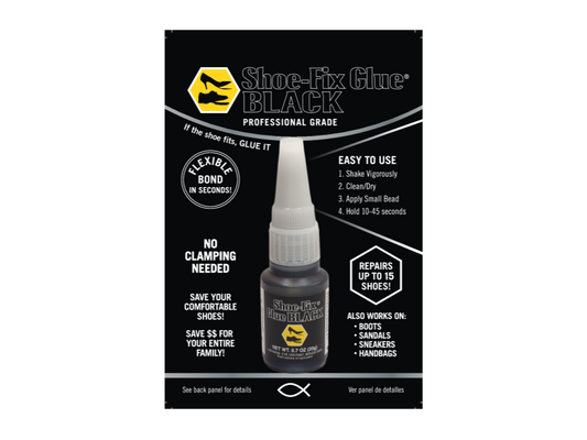Shoe-Fix Glue Black Professional Grade Shoe Repair Glue
