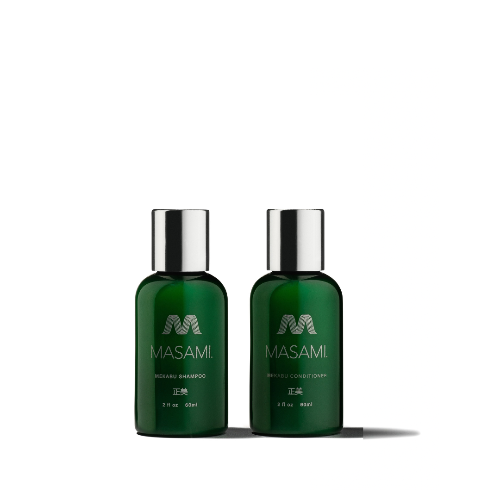 Mekabu Hydrating Travel Shampoo & Conditioner Travel Set MASAMI