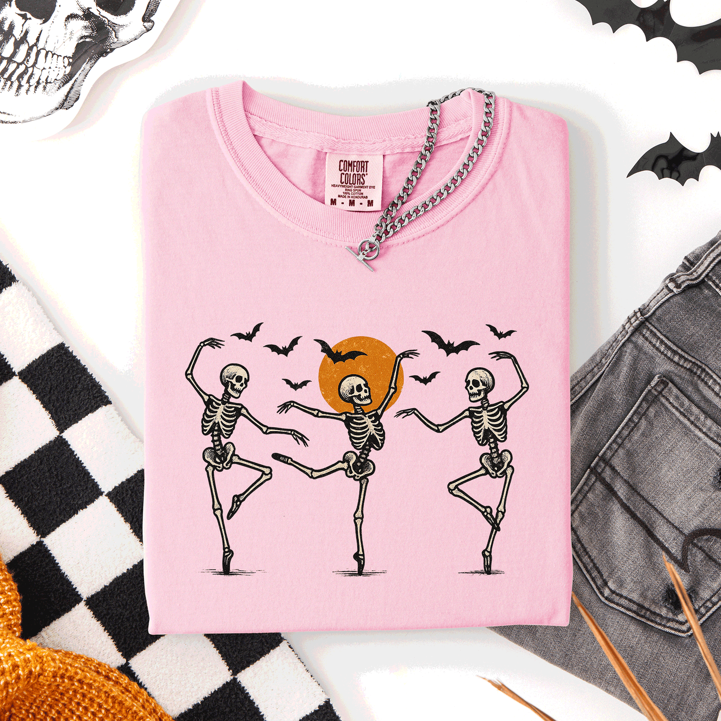 Skeleton Dancers Halloween Comfort Colors T-Shirt Refinery Number One