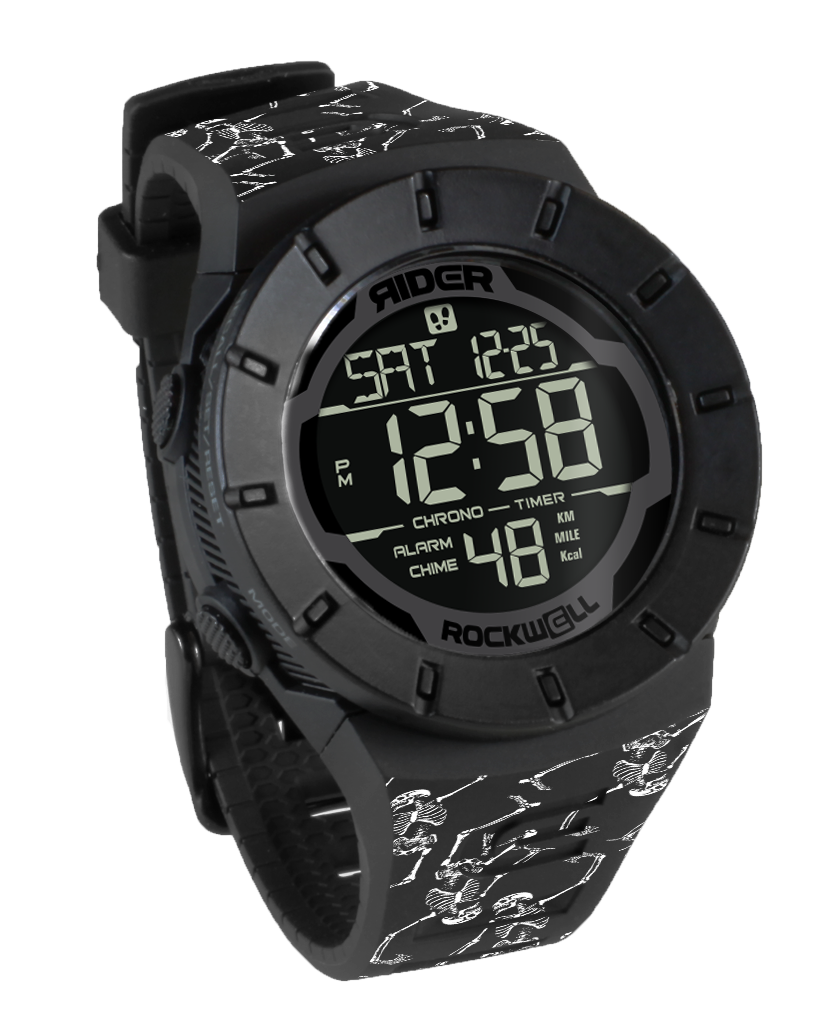 The Coliseum Fit™ - Skeleton Pattern FORUM EDITION (Phantom Black) Watch